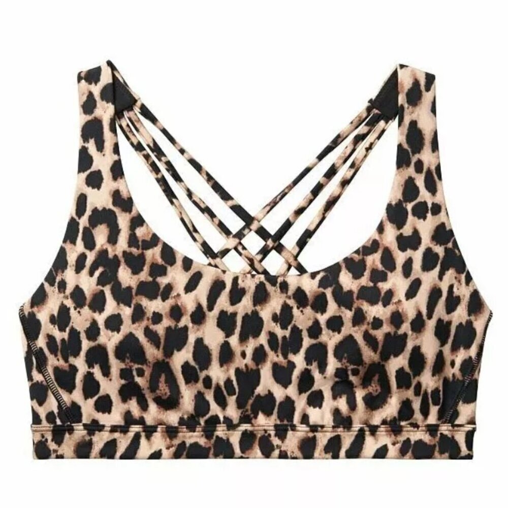 Victoria Secret Leopard Print Sports Bra